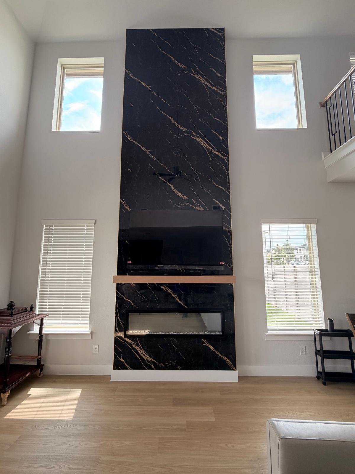 Luxury Fireplace Wall Installation